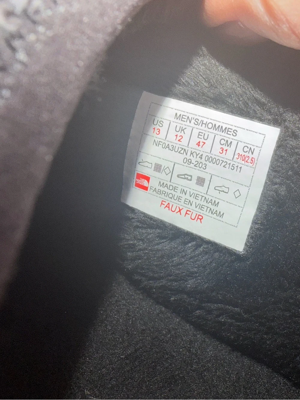 The NorthFace Men’s ThermoBall Mules - size 13